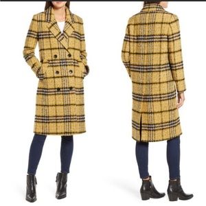 Sam Edelman Womens Long Line Wool Coat Size 8